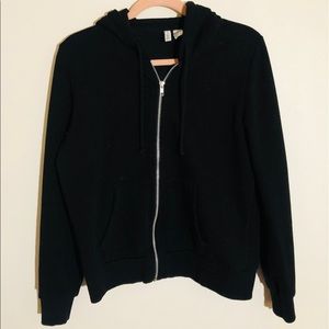 Black Zip Up Hoodie